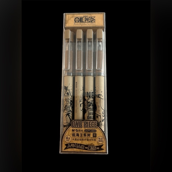 Other - One piece anime 4 pack of pens new in box
